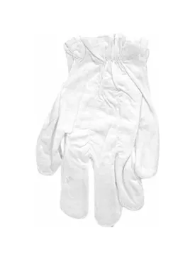 Adult White Cotton Costume Gloves