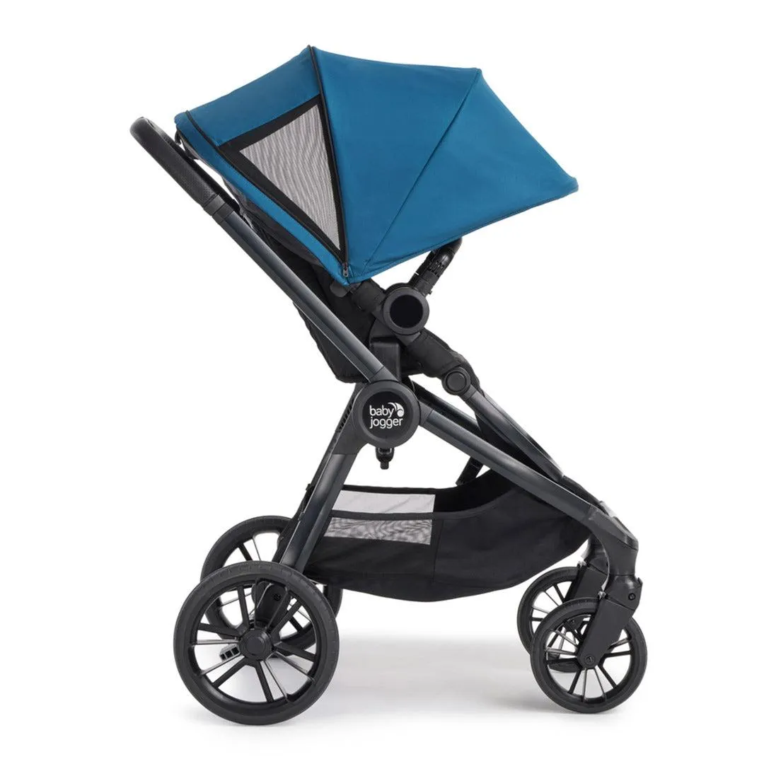 Baby Jogger City Sights Bundle - Stroller   Carrycot   Weather Shield   Belly Bar - Deep Teal