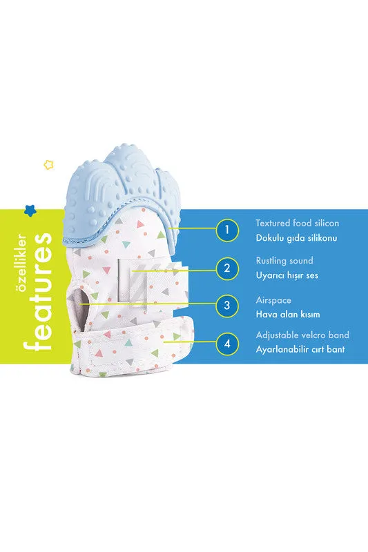 Babyjem Baby Tooth Scarifying Gloves Butterfly, 3  Months