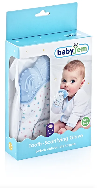 Babyjem Baby Tooth Scarifying Gloves Butterfly, 3  Months