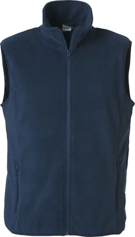 Basic Polar Fleece Vest Dark Navy 023902