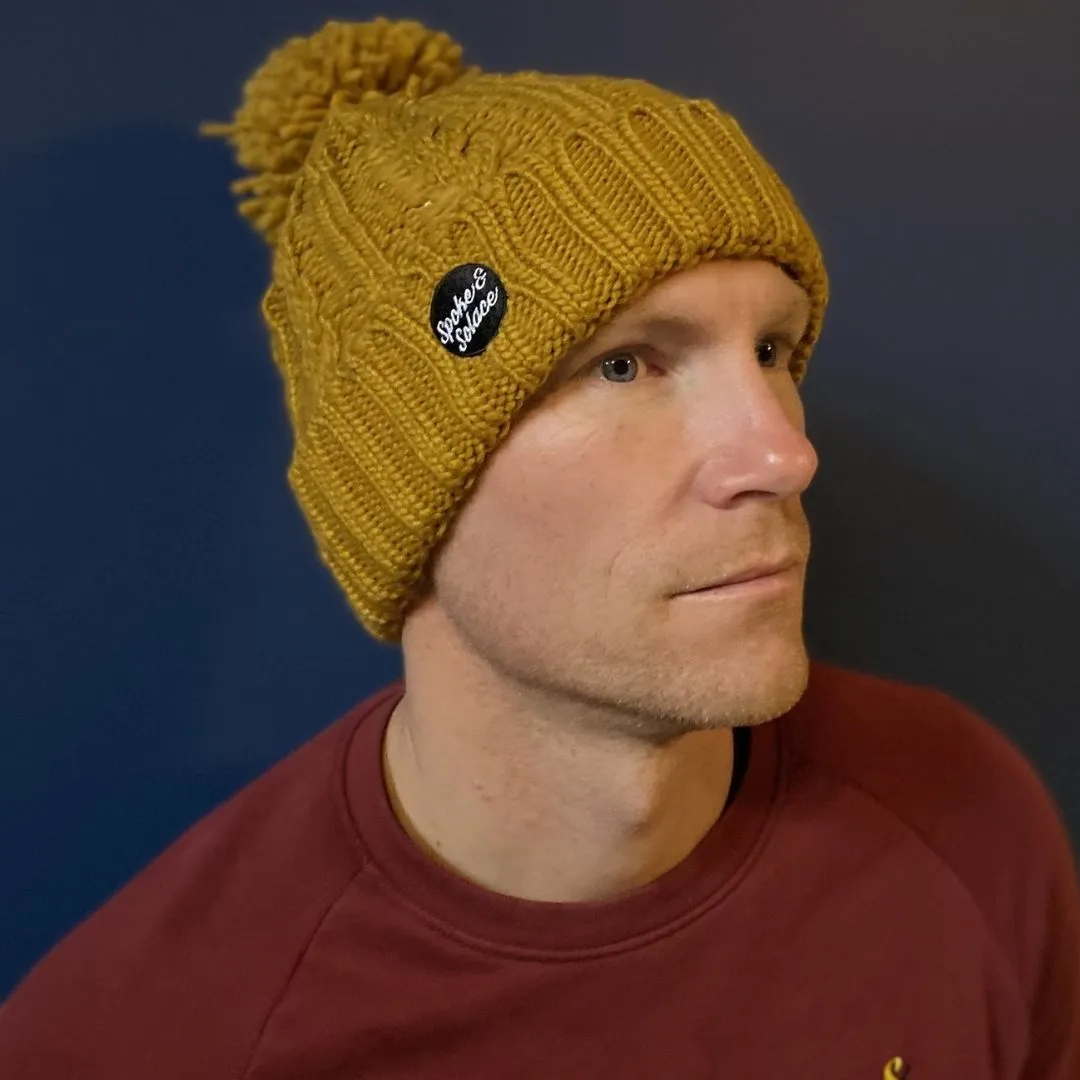 Cable Knit Melange Beanie - Spoke and Solace Circle