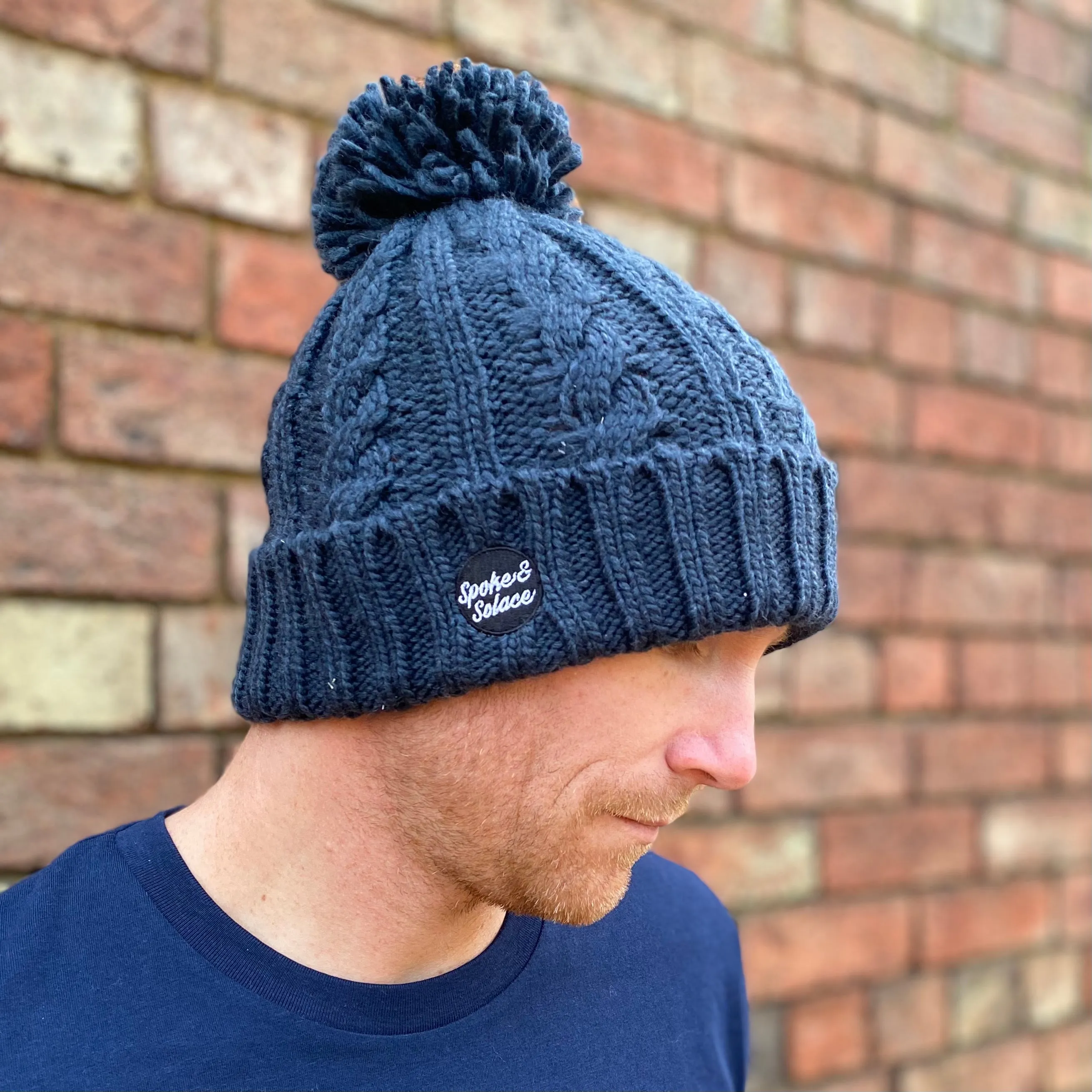 Cable Knit Melange Beanie - Spoke and Solace Circle