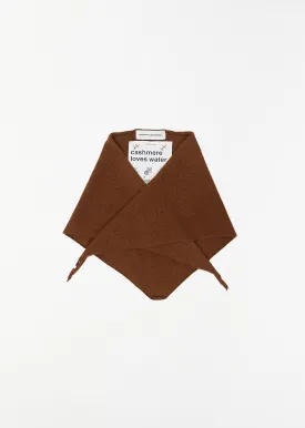 Cashmere Nylon n°35 Bandana Scarf — Rust