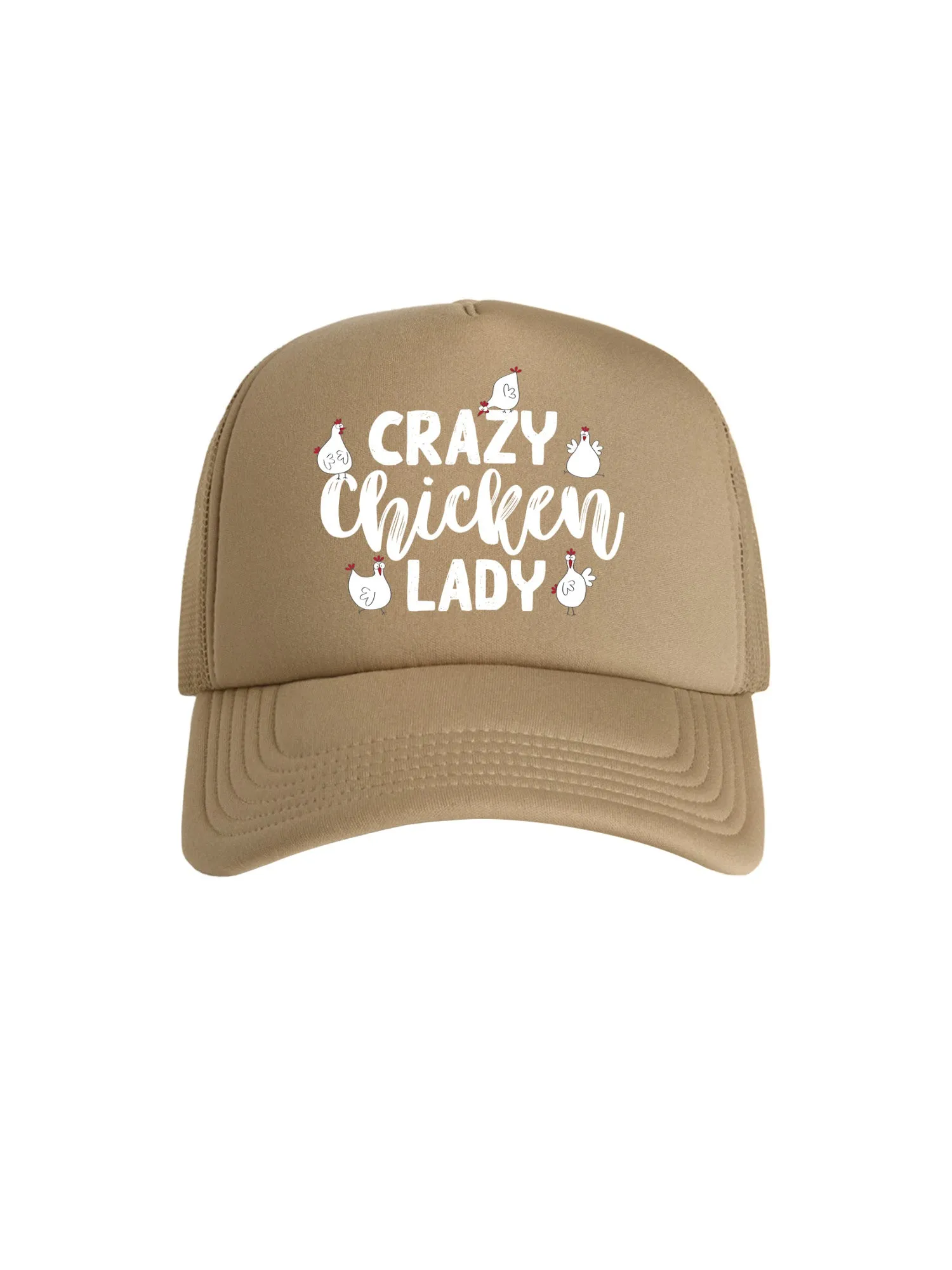 Crazy Chicken Lady Foam Trucker Cap