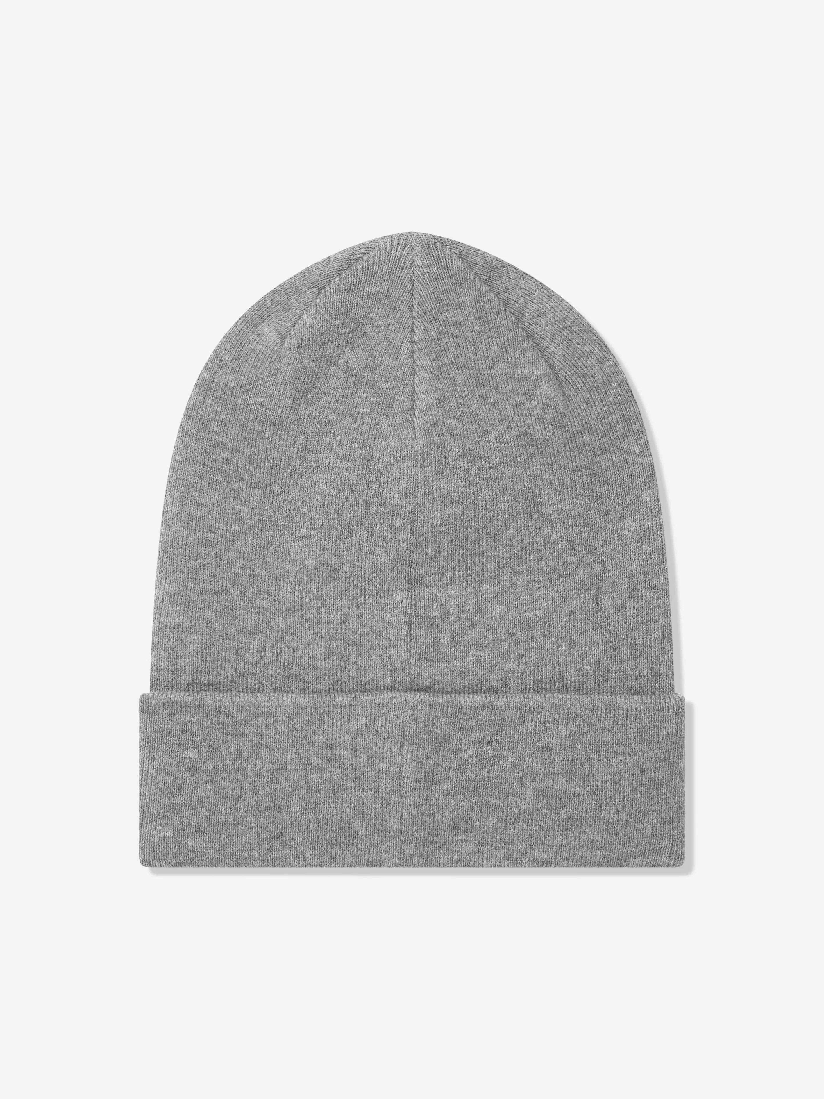 DKNY Girls Logo Beanie Hat in Grey