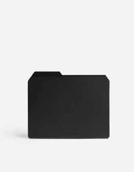 Folder, Textured Black