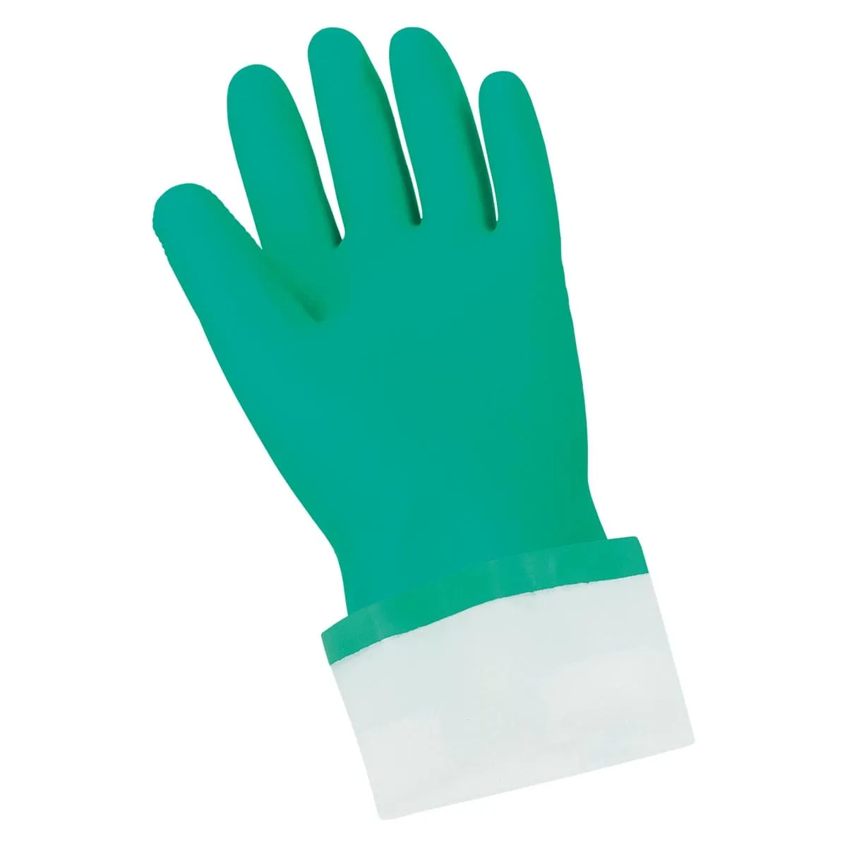 FrogWear® Flock-Lined 15-Mil Nitrile Gloves with Raised Diamond Pattern Grip - 515F