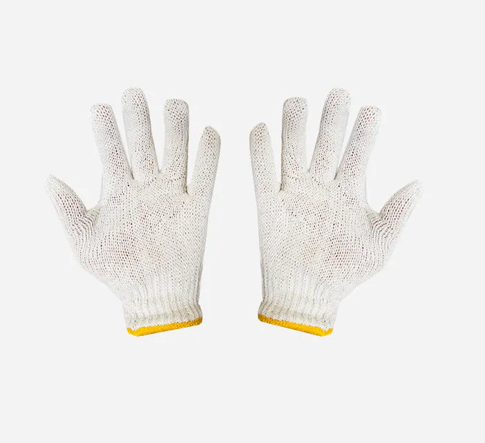 KNITTED COTTON GLOVES