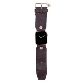 Limited Edition - Upcycled Mocha Saddle Guccissima Sivella Watchband