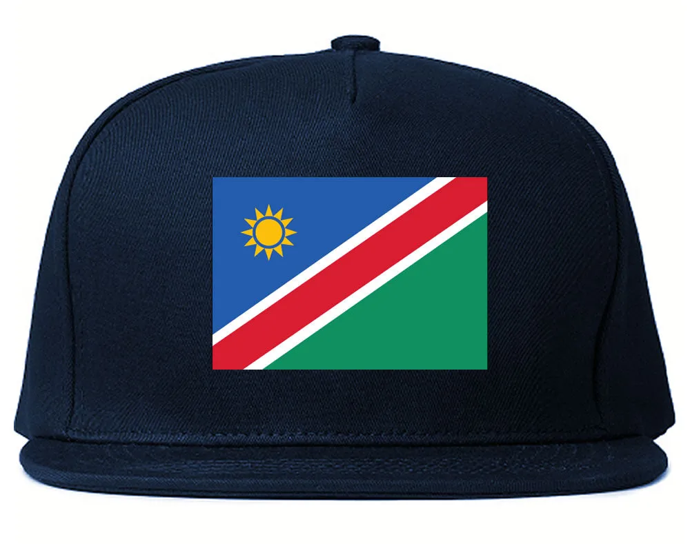 Namibia Flag Country Printed Snapback Hat Cap