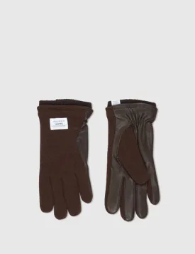 Norse Projects x Hestra Svante Sport Gloves (Leather) - Tobacco