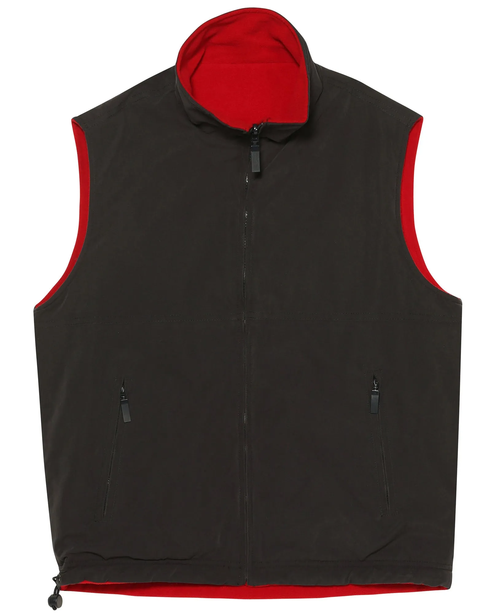 [PF04A] Unisex Reversible Polar Fleece Vest