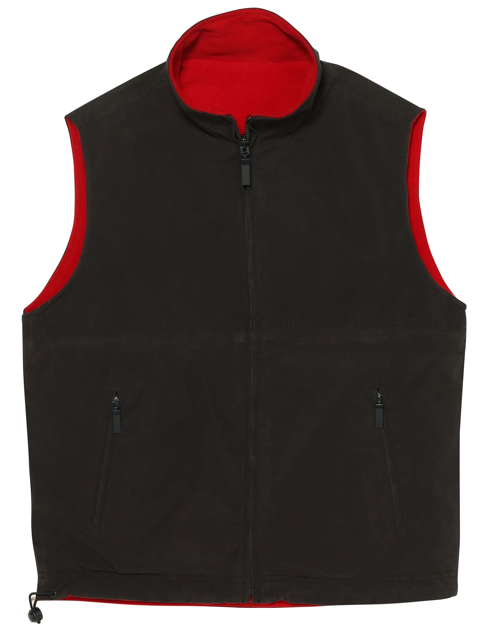 [PF04A] Unisex Reversible Polar Fleece Vest