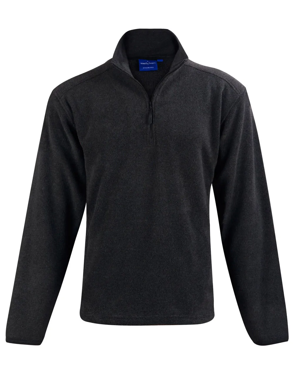 [PF21] Adult's Half Zip Polar Fleece Pullover