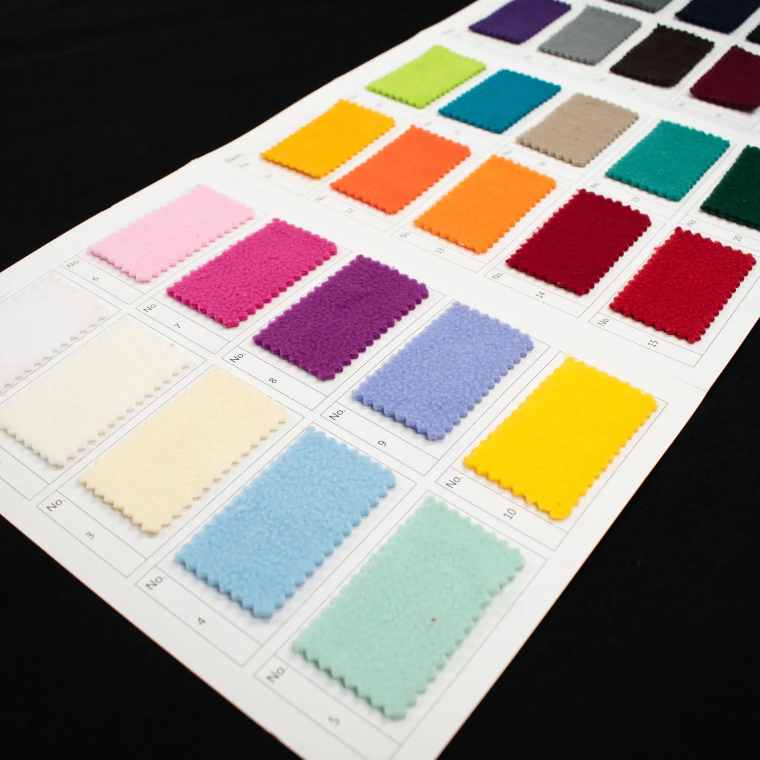 Premium Polar Fleece Sample Book