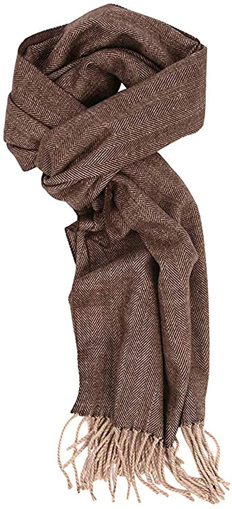 Runtlly Men'S Winter Scarf Soft Classic Cashmere Feel Scarves Unisex