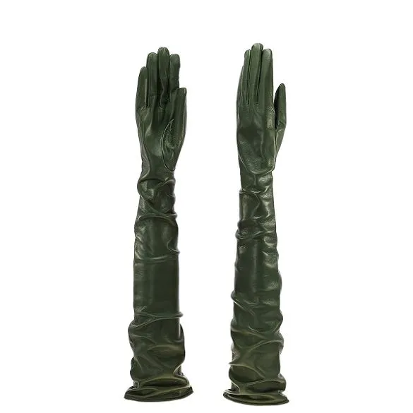 Sorrento | Opera Length Leather Gloves (60cm)