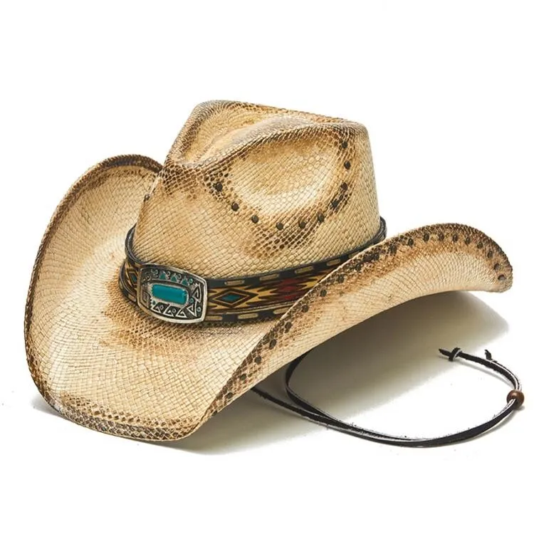 Stampede Straw Cowboy Hat - The Eight Seconds