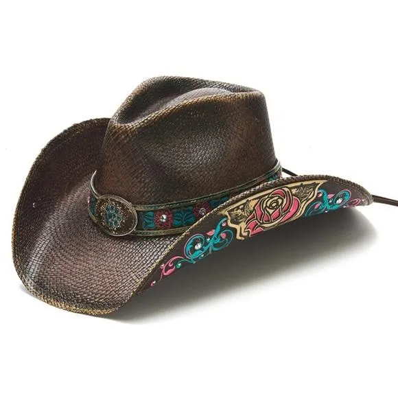 Stampede Women's Western Cowboy Hat- Dusty Rose